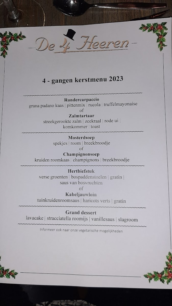 Menu De 4 Heeren-2